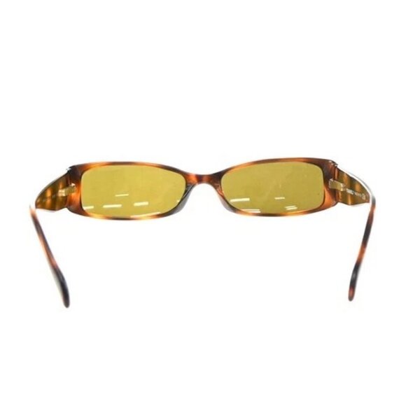 CHANEL CC Logo Sunglasses Eye Wear Plastic Brown GHW Italy 5104-B 63RF983 - Picture 4 of 12